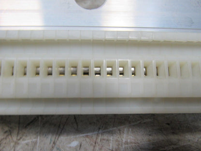 Allen Bradley 1492-HM1 IEC Terminal Block W/35-1/2" Aluminum Rail Lot of 135