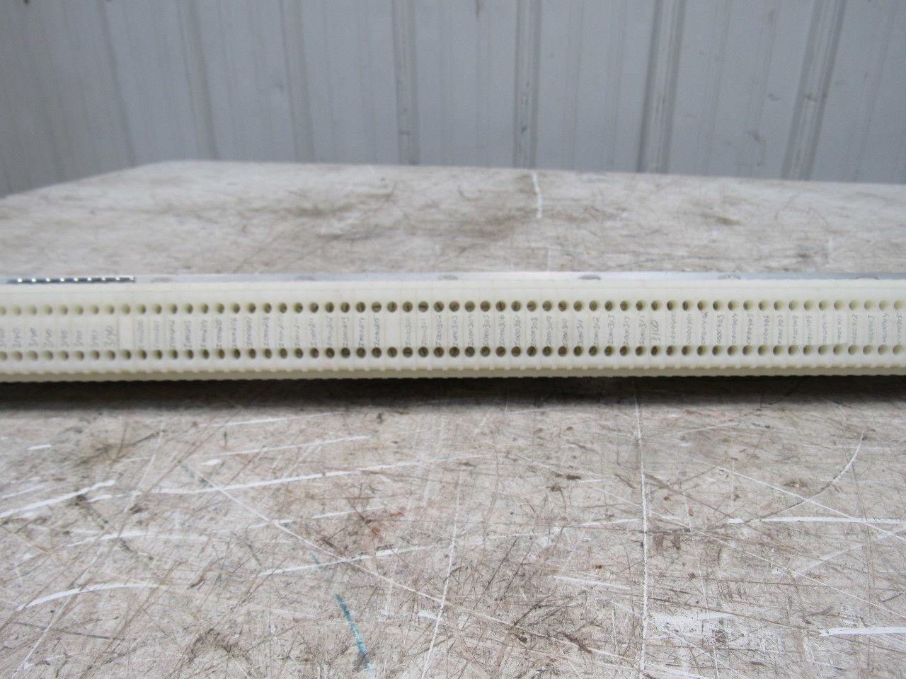 Allen Bradley 1492-HM1 IEC Terminal Block W/35-1/2" Aluminum Rail Lot of 135
