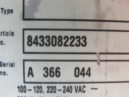 Atlas Copco D132-DS7 8433082233 Tensor DS7 Control Drive Nutrunner