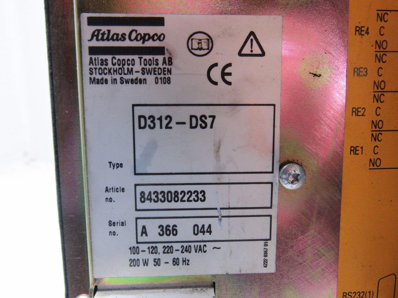 Atlas Copco D132-DS7 8433082233 Tensor DS7 Control Drive Nutrunner