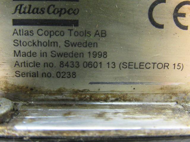 Atlas Copco 8433 0601 13 Selector 15 Socket Tray