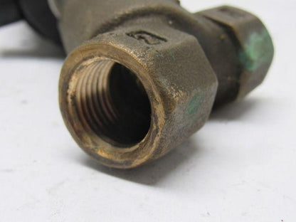 Asco 8290A384 Normally Closed Entry Under the Disc Angle Body Piston Valve 1/2"
