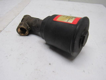 Asco 8290A384 Normally Closed Entry Under the Disc Angle Body Piston Valve 1/2"