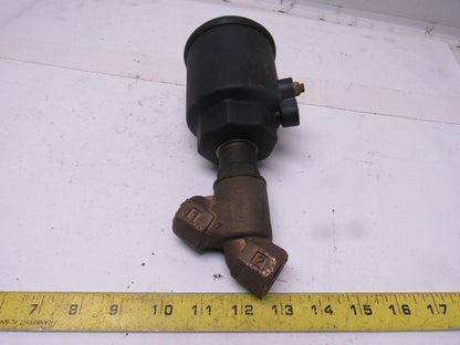Asco 8290B005 Normally Closed Entry Under the Disc Angle Body Piston Valve 3/4"