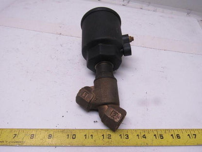 Asco 8290B005 Normally Closed Entry Under the Disc Angle Body Piston Valve 3/4"