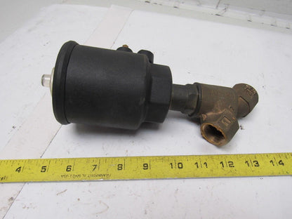 Asco 8290B005 Normally Closed Entry Under the Disc Angle Body Piston Valve 3/4"