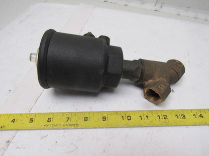 Asco 8290B005 Normally Closed Entry Under the Disc Angle Body Piston Valve 3/4"