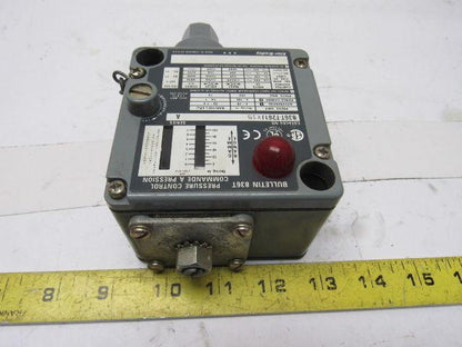 Allen Bradley 836T-T261JX15 Adjustable Electromechanical Pressure Control Switch