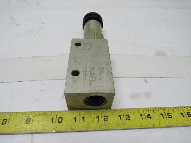 Sauer Danfoss 1G10-O-K-E Direct Duty Safety Relief Spool Valve 3/4" In/Out