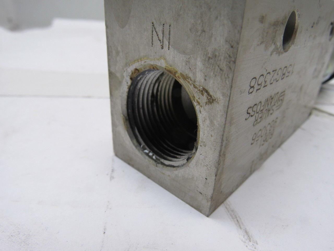 Sauer Danfoss 1G10-O-K-E Direct Duty Safety Relief Spool Valve 3/4" In/Out