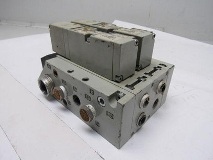 Numatics 062BA415M000061 Double Pneumatic 24V Solenoid Block 120PSI