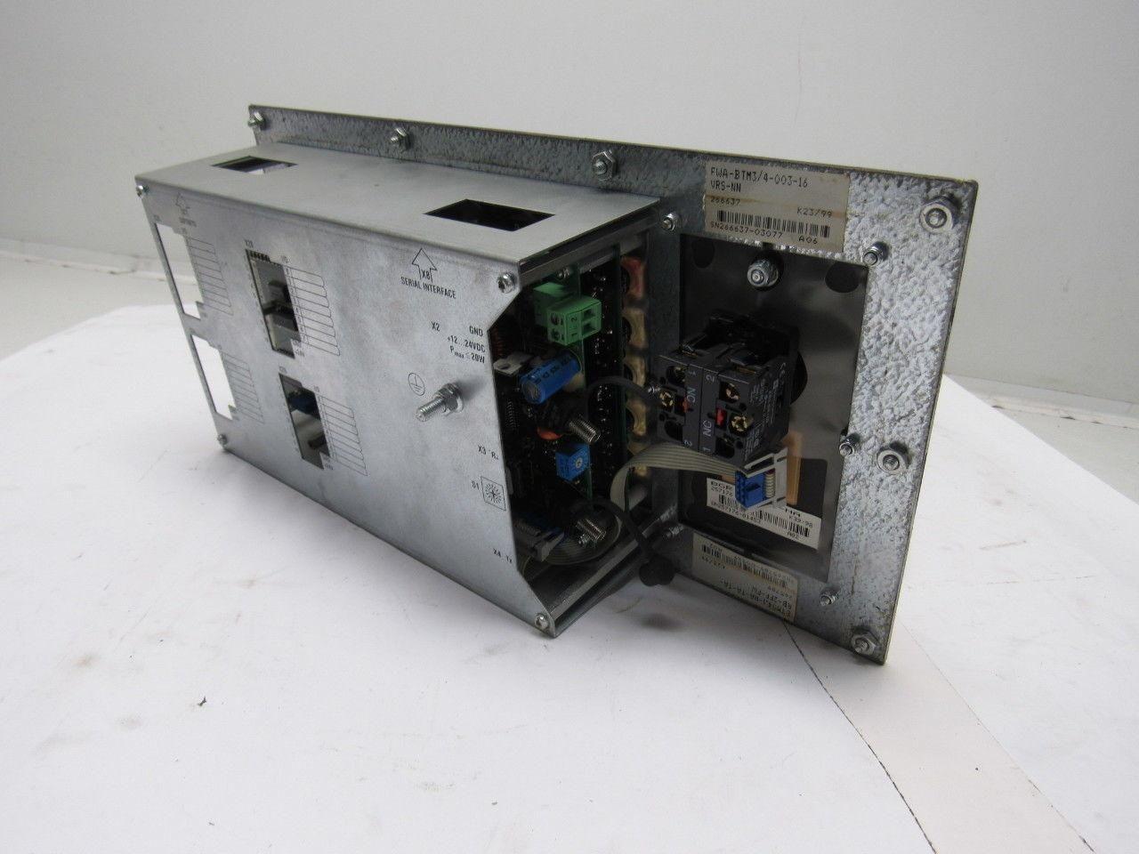 Indramat FWA-BTM3/4-003-16-VRS-NN BTM04.1-NA-TA-TA-RB-2FF-FW Operator Interface
