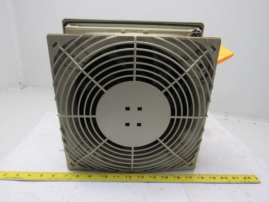 Pfannenberg IP 55 65000 LI GY 115V Type 12 Fan & Filter 11-3/8" X 11-3/8"