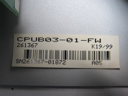 Indramat CPUB03-01-FW MT-CNC Serial Interface Controller Module W/Key