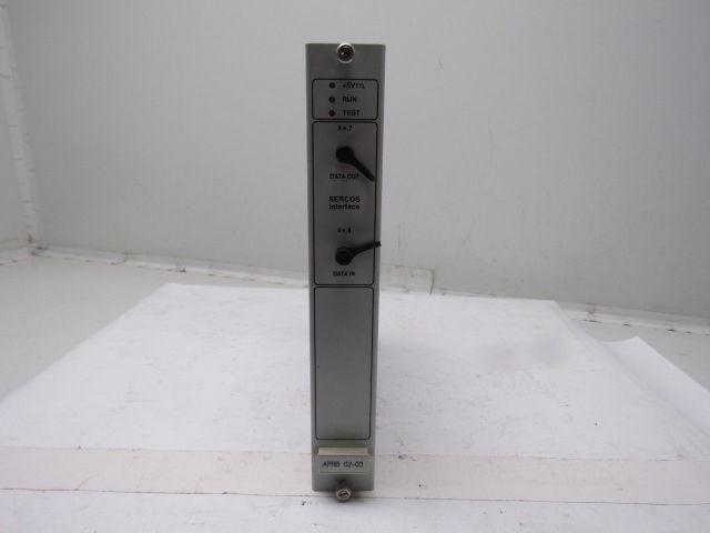 Indramat APRB 02-03-FW MT-CNC Sercos Interface Controller Module