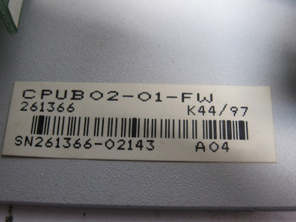 Indramat CPUB 02-01-FW MT-CNC Serial Interface Controller Module W/Key