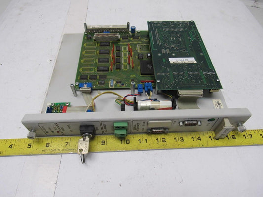 Indramat CPUB 02-01-FW MT-CNC Serial Interface Controller Module W/Key