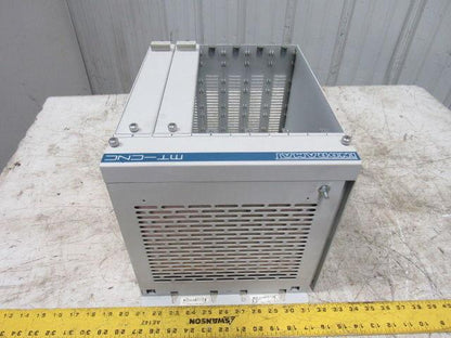 Indramat MTCB 02-00 MT-CNC Six Slot Rack W/BGR NTB 02-00 Power Supply