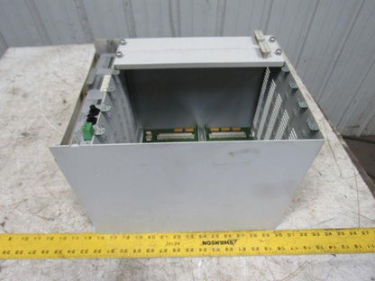 Indramat MTCB 02-00 MT-CNC Six Slot Rack W/BGR NTB 02-00 Power Supply