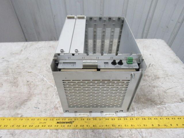 Indramat MTCB 02-00 MT-CNC Six Slot Rack W/BGR NTB 02-00 Power Supply