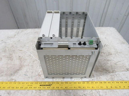 Indramat MTCB 02-00 MT-CNC Six Slot Rack W/BGR NTB 02-00 Power Supply