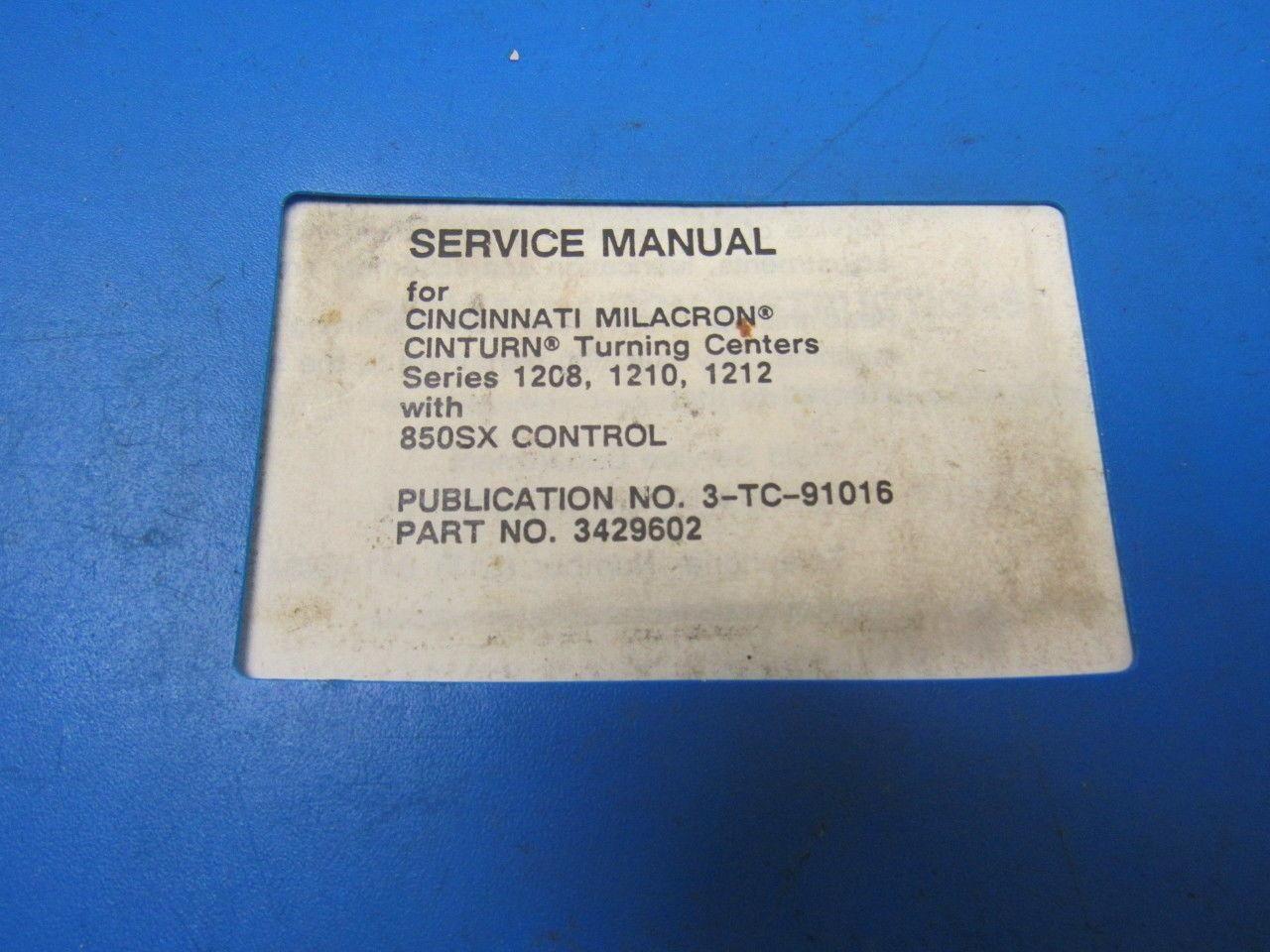 Indramat Cincinnati Milacron Cinturn Programming Technical Manuals Lot of 10