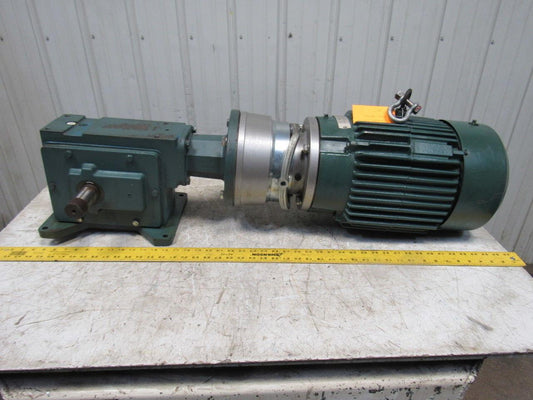 Dodge Reliance C262B15N180KL1 3HP 460V 15:1 Ratio Dual Shaft Gearmotor W/Brake