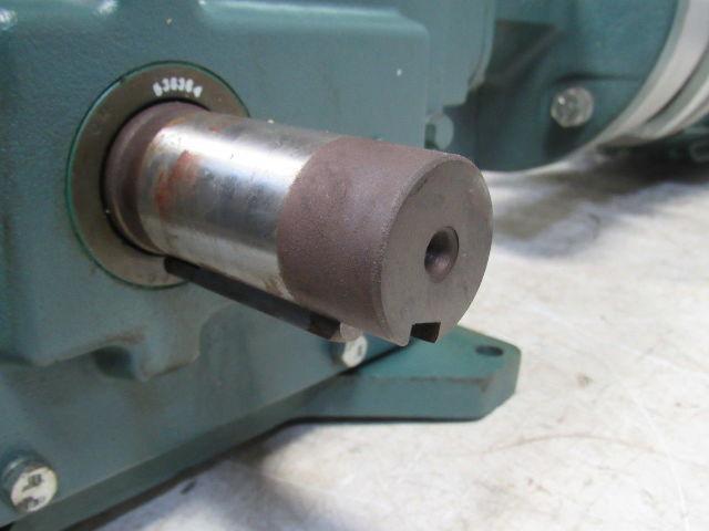 Dodge Reliance C262B15N180KL1 3HP 460V 15:1 Ratio Dual Shaft Gearmotor W/Brake