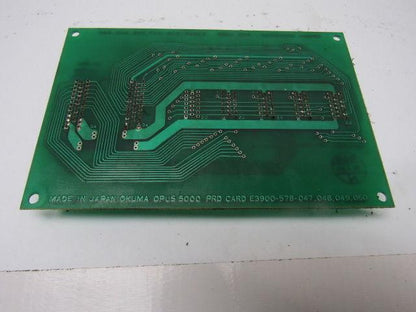 Okuma E3900-578-047,048,049,050,048 Opus 5000 PRD Card Removed From LC20-2ST