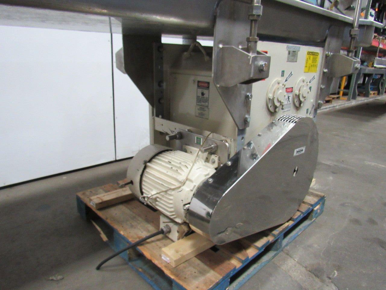 Triple S Dynamics 8/2/LH Slipstick Stainless Steel Vibratory Feeder Conveyor