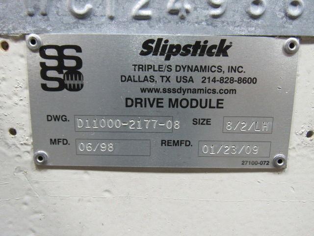 Triple S Dynamics 8/2/LH Slipstick Stainless Steel Vibratory Feeder Conveyor