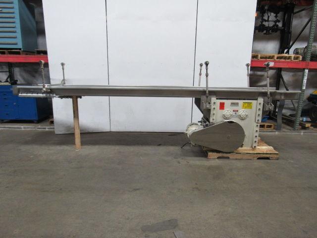 Triple S Dynamics HDC-8/2/LH Slipstick Stainless Steel Vibratory Feeder Conveyor