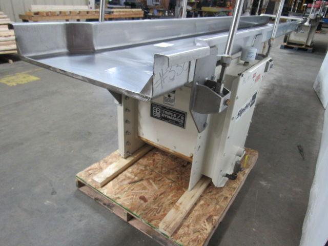 Triple S Dynamics HDC-8/2/LH Slipstick Stainless Steel Vibratory Feeder Conveyor