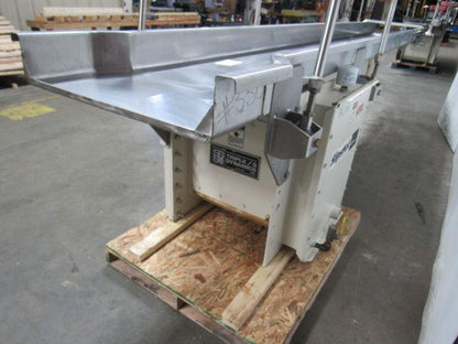 Triple S Dynamics HDC-8/2/LH Slipstick Stainless Steel Vibratory Feeder Conveyor