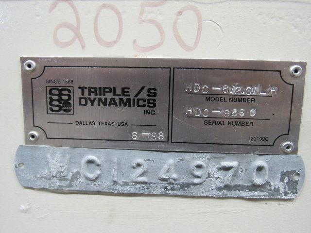 Triple S Dynamics HDC-8/2/LH Slipstick Stainless Steel Vibratory Feeder Conveyor