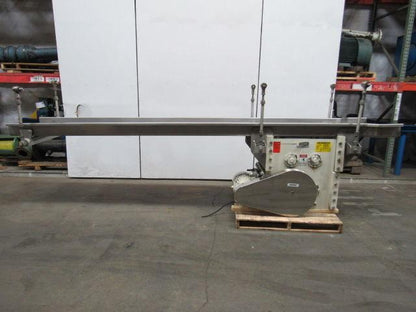 Triple S Dynamics HDC-8/2/LH Slipstick Stainless Steel Vibratory Feeder Conveyor