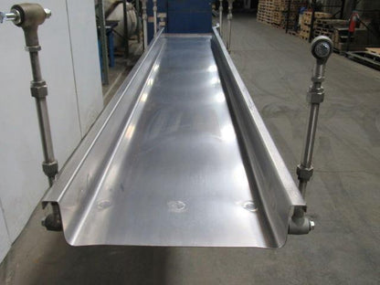 Triple S Dynamics HDC-8/2/LH Slipstick Stainless Steel Vibratory Feeder Conveyor