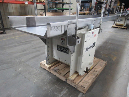 Triple S Dynamics HDC-8/2/LH Slipstick Stainless Steel Vibratory Feeder Conveyor
