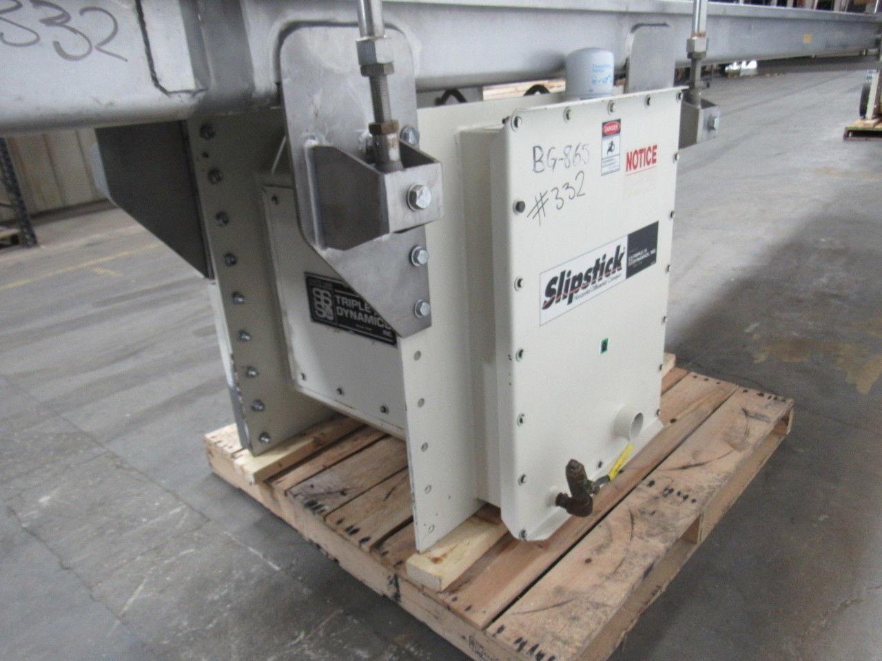 Triple S Dynamics HDC-8/2/LH Slipstick Stainless Steel Vibratory Feeder Conveyor