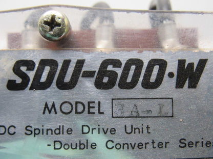 Okuma SDU-600.W 3A-L 200/230V 3Ph Input 50/60Hz 140A Arm Limit DC Spindle Drive