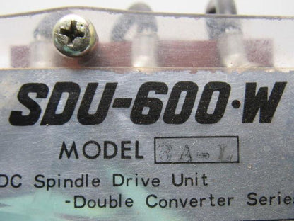 Okuma SDU-600.W 3A-L 200/230V 3Ph Input 50/60Hz 140A Arm Limit DC Spindle Drive