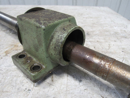 Okuma LC20-2ST CNC Lathe Z-Axis Upper Saddle Ball Screw Assembly