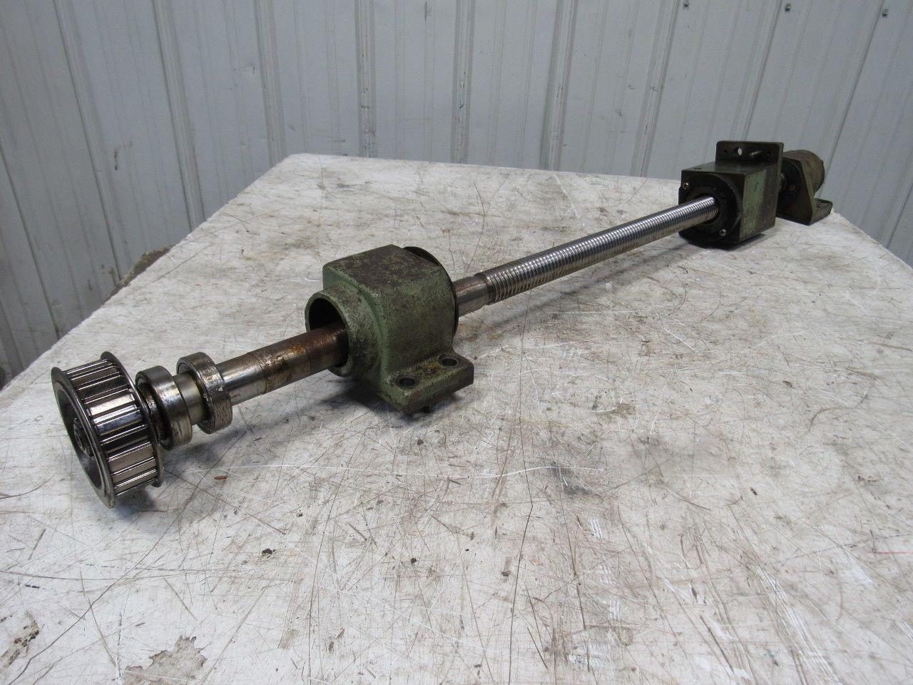 Okuma LC20-2ST CNC Lathe Z-Axis Upper Saddle Ball Screw Assembly