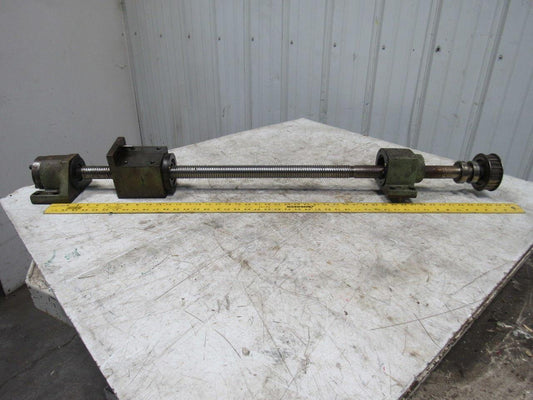 Okuma LC20-2ST CNC Lathe Z-Axis Upper Saddle Ball Screw Assembly