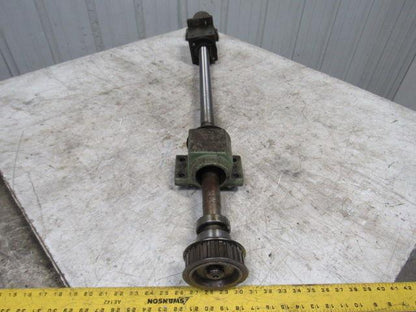 Okuma LC20-2ST CNC Lathe Z-Axis Upper Saddle Ball Screw Assembly