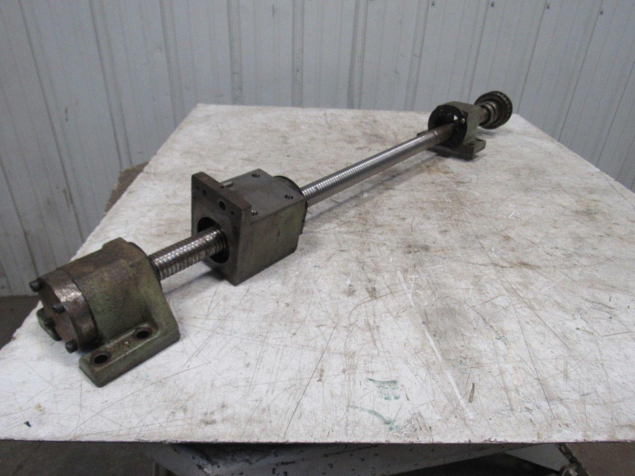 Okuma LC20-2ST CNC Lathe Z-Axis Upper Saddle Ball Screw Assembly