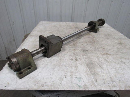 Okuma LC20-2ST CNC Lathe Z-Axis Upper Saddle Ball Screw Assembly