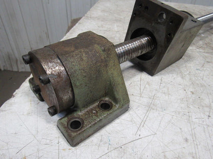 Okuma LC20-2ST CNC Lathe Z-Axis Upper Saddle Ball Screw Assembly