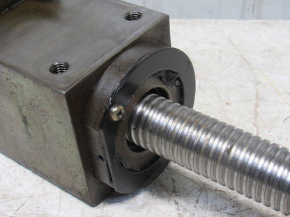 Okuma LC20-2ST CNC Lathe Z-Axis Upper Saddle Ball Screw Assembly