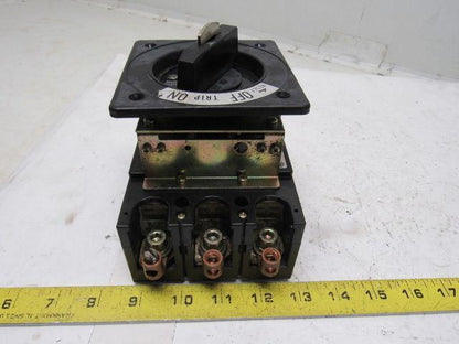 Terasaki TO-225CA 500V DC250V 150A 3 Pole Circuit Breaker W/Handle Assembly